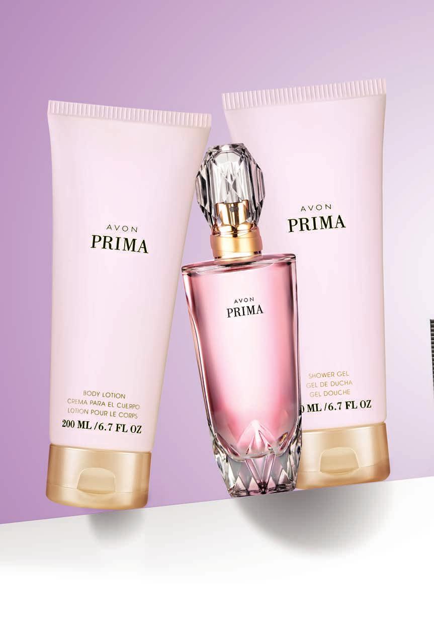 BREAK THE RULES Avon Prima Eau d e P a r f u m An elegant blend perfect for day. Plum, rose, white patchouli. 1.