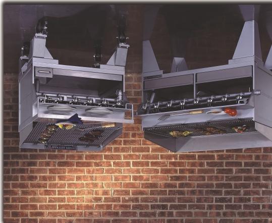 DANTE S E R I E S The CH models are designed for high volume broiling and are constructed of extra heavy-duty 1/2" and 1/4" hand-welded plate steel and angle iron Featuring expansive grilling areas