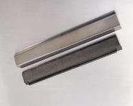 Rugged heavy gauge stainless steel radiants provide rapid preheat, precise heat control and
