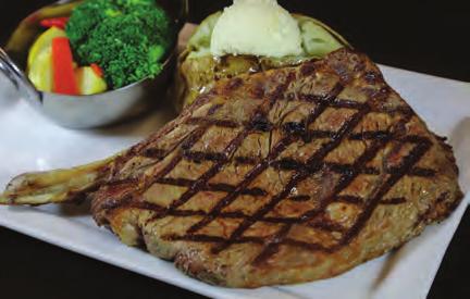 All our steaks are graded USDA choice or higher, corn fed and hand-cut daily.