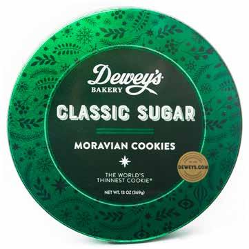 99 PEPPERMINT CHOCOLATE ENROBED MORAVIAN COOKIES EGGNOG SHORTBREAD COOKIES SALTED CARAMEL HOLIDAY SHAPES TIN Salted Caramel Moravian Cookies are baked with real