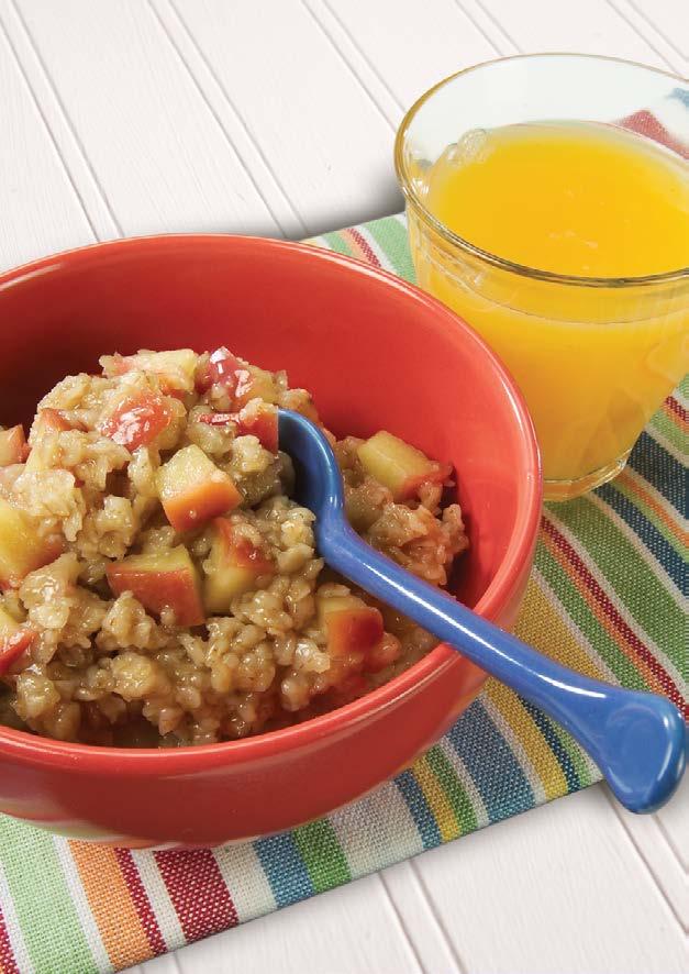Apple Oatmeal A tasty recipe packed with good foods.