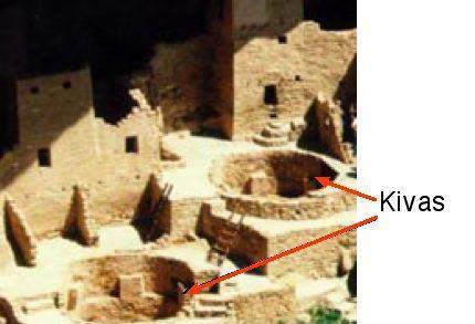 Only men were allowed into the kiva.