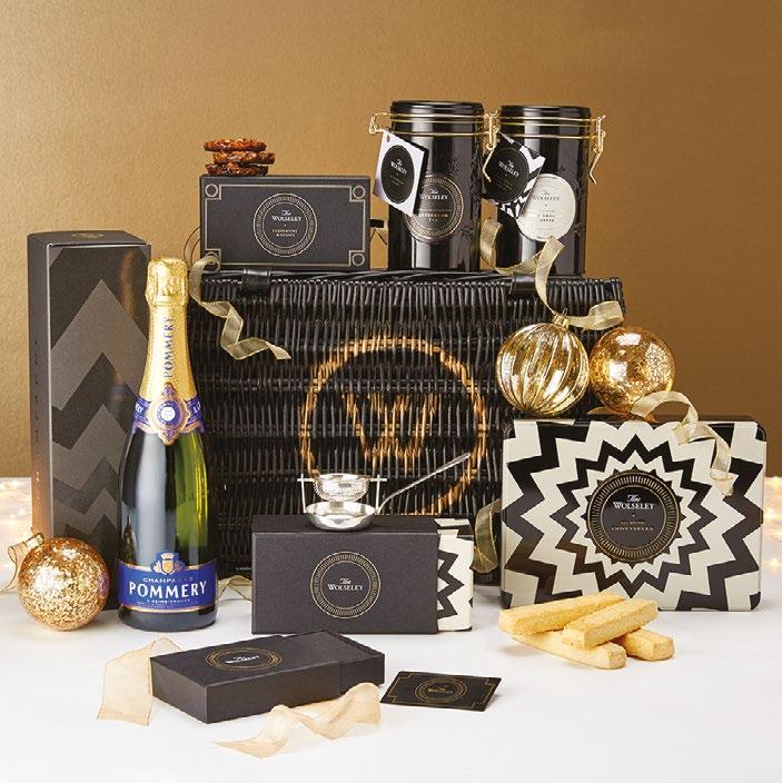 The Wolseley Champagne Afternoon Tea Hamper A selection of gifts worthy of the most quintessential of British traditions a celebratory afternoon tea.