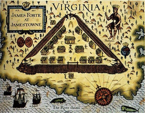 Jamestown In 1607, English settlers