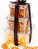 ..$20 SNACK STACK SPICY NUTS, PRETZELS, KETTLE
