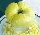 Great White SL I 85 W A large white beefsteak heirloom with a wonderfully sweet, almost melon-like flavor.