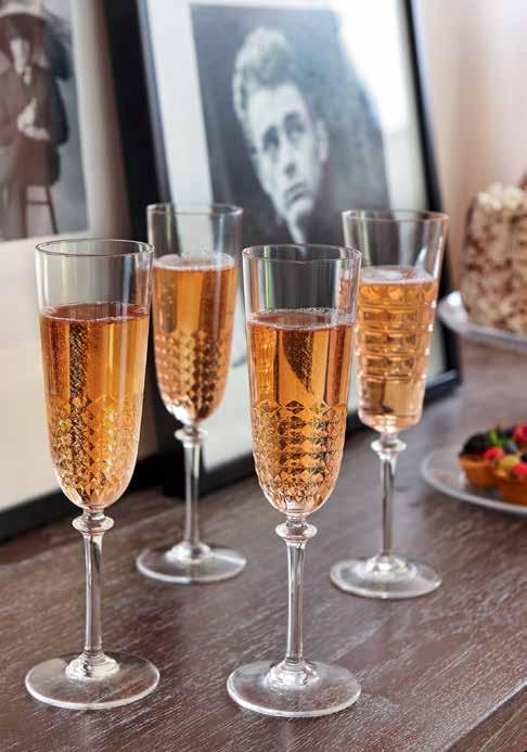 // Ninon Ninon is a great new textured stemware range. This range features heavily textured glasses that are a real throwback to decadent styles of the past.