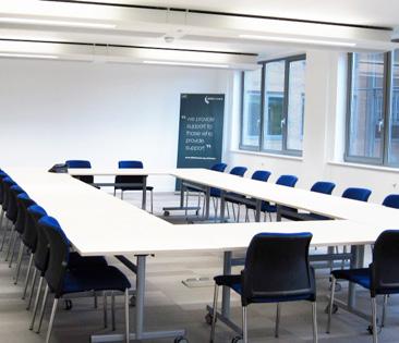 Our modern facilities at Lynton House offer a choice of rooms suitable for small, medium and large meetings.