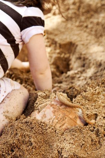 LITTLE ARCHAEOLOGISTS IN ACTION What better place for kids to enter the fascinating world of