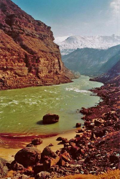 The Huang He /China Civilizations developed along 3 rivers in China By about 2205BC, The Huang He civilization dominated Huang He; Yellow River gets its name from the yellow soil of the region: loess