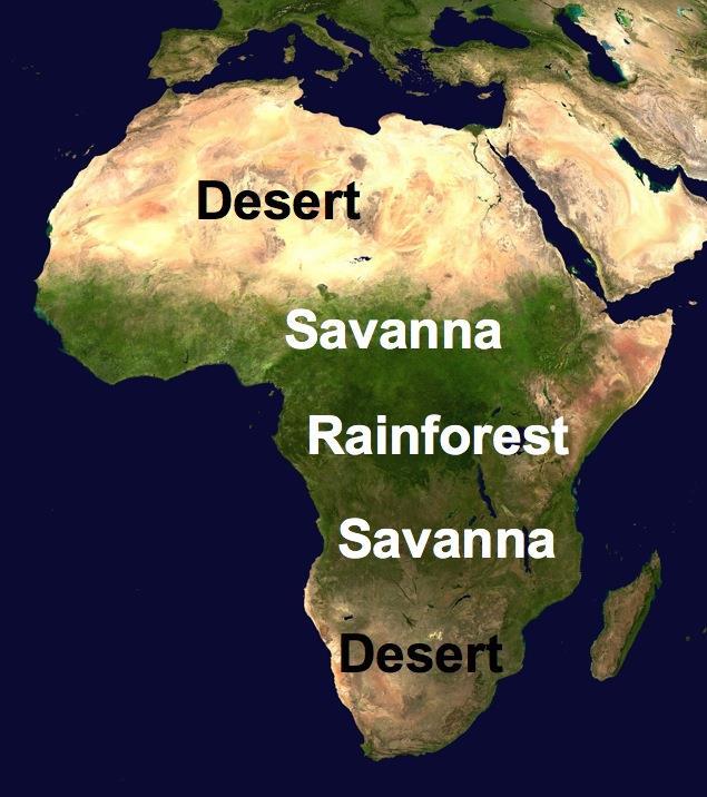Africa s Four Climate Zones Africa is the second largest continent on earth following Asia.