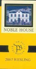 locations. old. 2007 Vintage Noble House Riesling 2007 This is fl oral and citrusy, with rich, ripe apricot fl avors and substantial body.