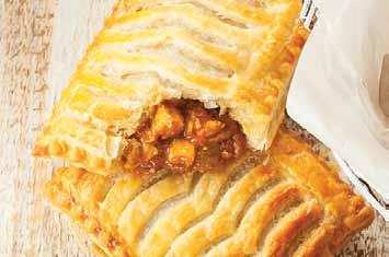 BAKO Select Chicken & Mushroom Slice 30x180g 2 Chicken & mushroom in a creamy sauce wrapped in puff pastry 94111 BAKO Select Cheese & Onion Slice 30x180g 3 Vegetarian Cheese &