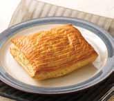FROZEN PRODUCTS 80033 Traditional Pasty 30 case Traditional vegetable and beef filling, encased in puff pastry 80044 Potato & Corned Beef Pasty