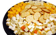 Appetizers Platters Hors D Oeuvres Vegetable Tray Assorted vegetables with ranch $1.25/person Fruit Tray Seasonal Pricing Cubed Cheese Tray Cheddar, Pepperjack, Provolone $1.