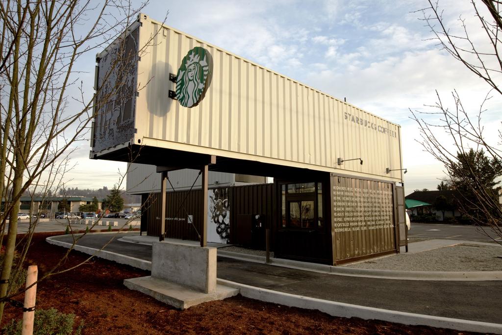 Why did we build this? Starbucks relies on shipping containers for transportation around the world.