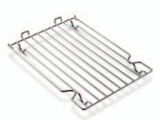 Can be used in any oven but not recommended for hotplate use. Half Size Roasting Pan and Grill Rack This pan can be slid onto the oven runners width-ways or can sit on an oven grid shelf.