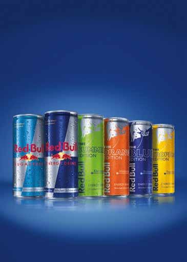 Softdrinks Catalogue 2017/18 Softdrinks Red Bull Enery Drink 70603001 Red Bull, cans 24 x 25 cl 30,40
