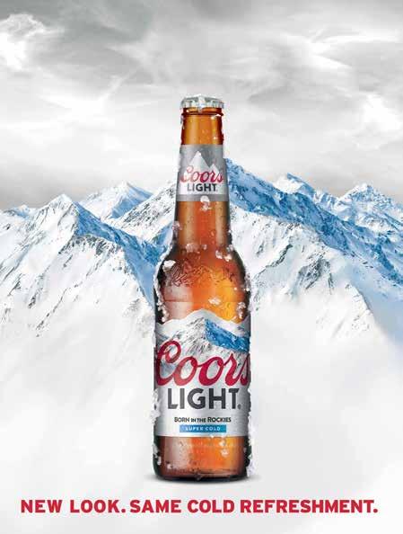 Catalogue 2017/18 Reference Size Eur p. case Chf p. case 13,80 16,15 71253504 Coors Light, Btl. 24 x 33 cl B:18.5 T:18 S:17.5 280 Inks Used: Trim Size: 18 x 24 Live Area: 17.5 x 23.5 Bleed Area: 18.