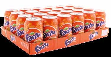 Softdrinks Catalogue 2017/18 Softdrinks Fanta 70215503 Fanta Orange, cans 24 x 33 cl 12,00 13,80 70215017 Fanta Zero Orange, cans 24 x 33 cl 12,00 13,80 70250900 Fanta Cassis, cans 24 x 33 cl 16,40