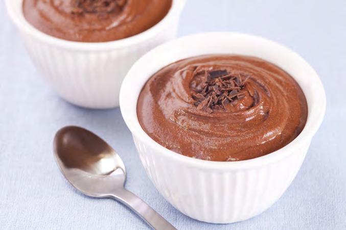 TREATS Creamy Mocha Collagen Pudding 80/20 Approved Prep time: 3 min Yield: 1 large serving or two ½ cup servings ½ avocado 1 cup almond milk or coconut milk (not canned) 1 scoop or 1 packet