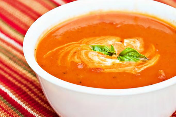 SOUPS Thai Coconut Tomato Bisque Prep time: 10 minutes - Cook time: 20 minutes - Yield: 4 servings 1 tablespoon coconut oil 1/2 medium onion, chopped 2 cloves garlic, minced 2 teaspoons ginger,