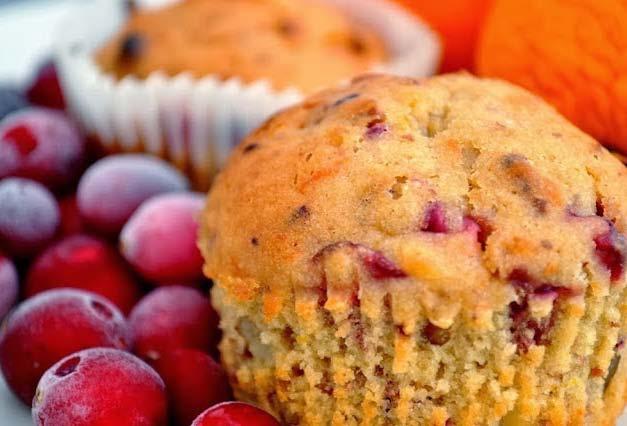 Cranberry Orange Muffins Vt 8 pasture-raised eggs 1 cup of melted virgin coconut oil ½ cup melted grass-fed butter 10 drops organic essential oil of orange 1 tbsp vanilla 15 drops of vanilla cream