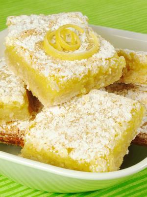 Lemon Squares The mouth-watering aroma of the famous lemon square dessert we all