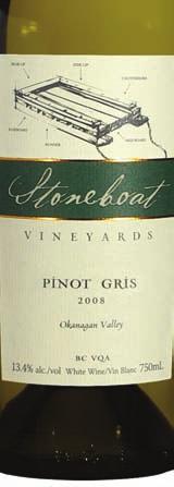 Okanagan, and their Pinot Gris 2008 is an example of exactly what is so special about the region.