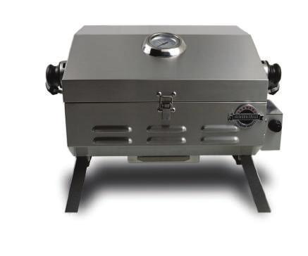 It combines a high-performance stainless steel cook surface with the flexibility to grill wherever