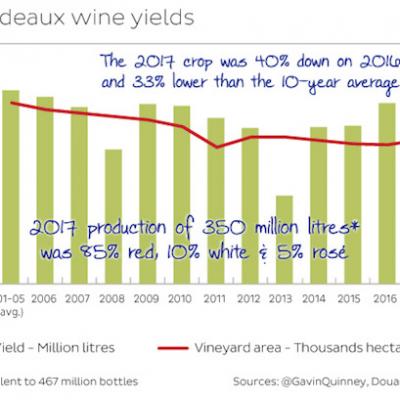 Written by Guest contributor 2 Mar 2018 Bordeaux 2017 shrinkage charted Gavin Quinney of Ch Bauduc has been hard at work to share extraordinary pictures of the 2017 vintage in Bordeaux, clearly