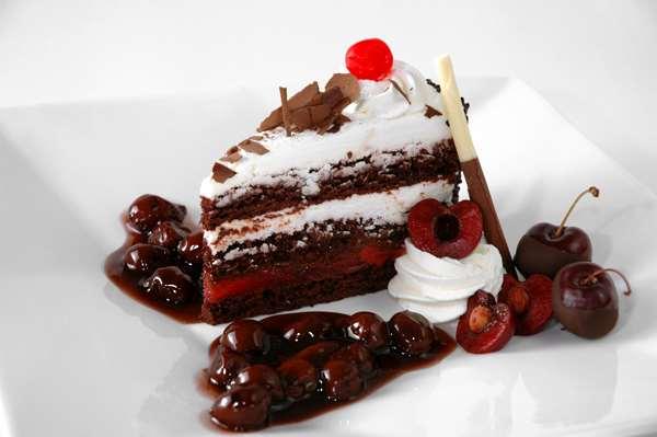 4. BLACK FOREST CHERRY TORTE Chocolate Genoise Batter: ½ cup unsalted butter ¾ cup cake flour ½ cup Dutch-processed cocoa powder 6 large eggs, room