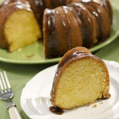 39. BACARDI RUM CAKE For the batter: 1 cup walnuts or pecans, coarsely chopped 1 (18 ounces) packaged yellow cake mix with