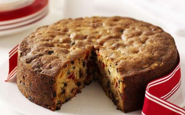 52. GOLDEN FRUIT CAKE For the Cake Batter: 2 cups mixed candied fruit (fruitcake mix), chopped in small pieces ½ cup candied or dried pineapple pieces, chopped in small pieces 1½ cups golden raisins