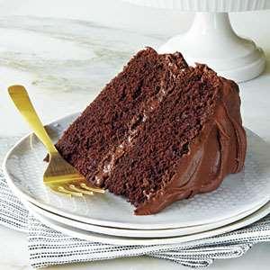 8. CHOCOLATE BUTTERMILK CAKE For the Cake Batter: 3 cups all-purpose flour 2½ cups granulated sugar 4½ teaspoons baking soda ½ teaspoon salt 1