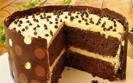10. CHOCOLATE CHIP CAKE For the Cake Batter: ¾ cup Dutch-processed cocoa powder 1 tablespoon instant espresso coffee (espresso powder) ¾ cup hot