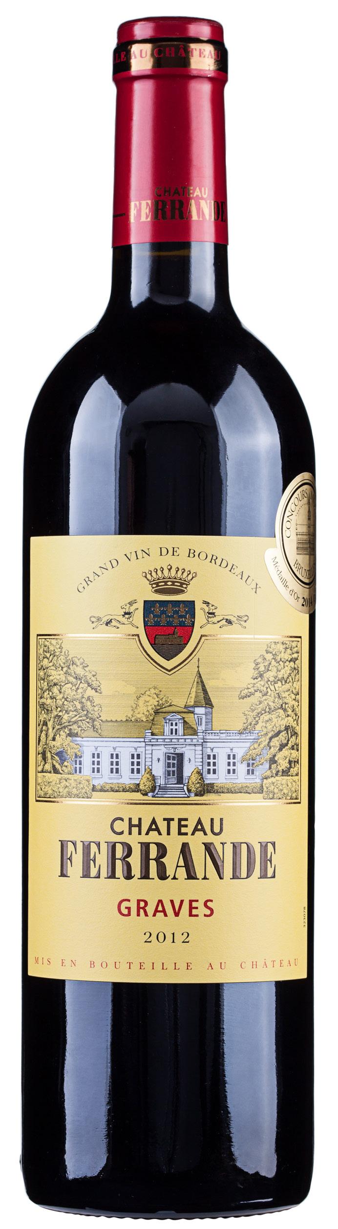 Château Ferrande Graves This red wine originates from france. Harvesting progressed without complications For Merlots, vinification focused on fruitiness, using reductive techniques.