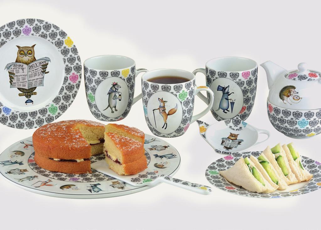Clare Mackie for BIA Funimals By pairing together classic shapes and fun, quirky design, Funimals by Clare Mackie is a truly British, afternoon tea collection.