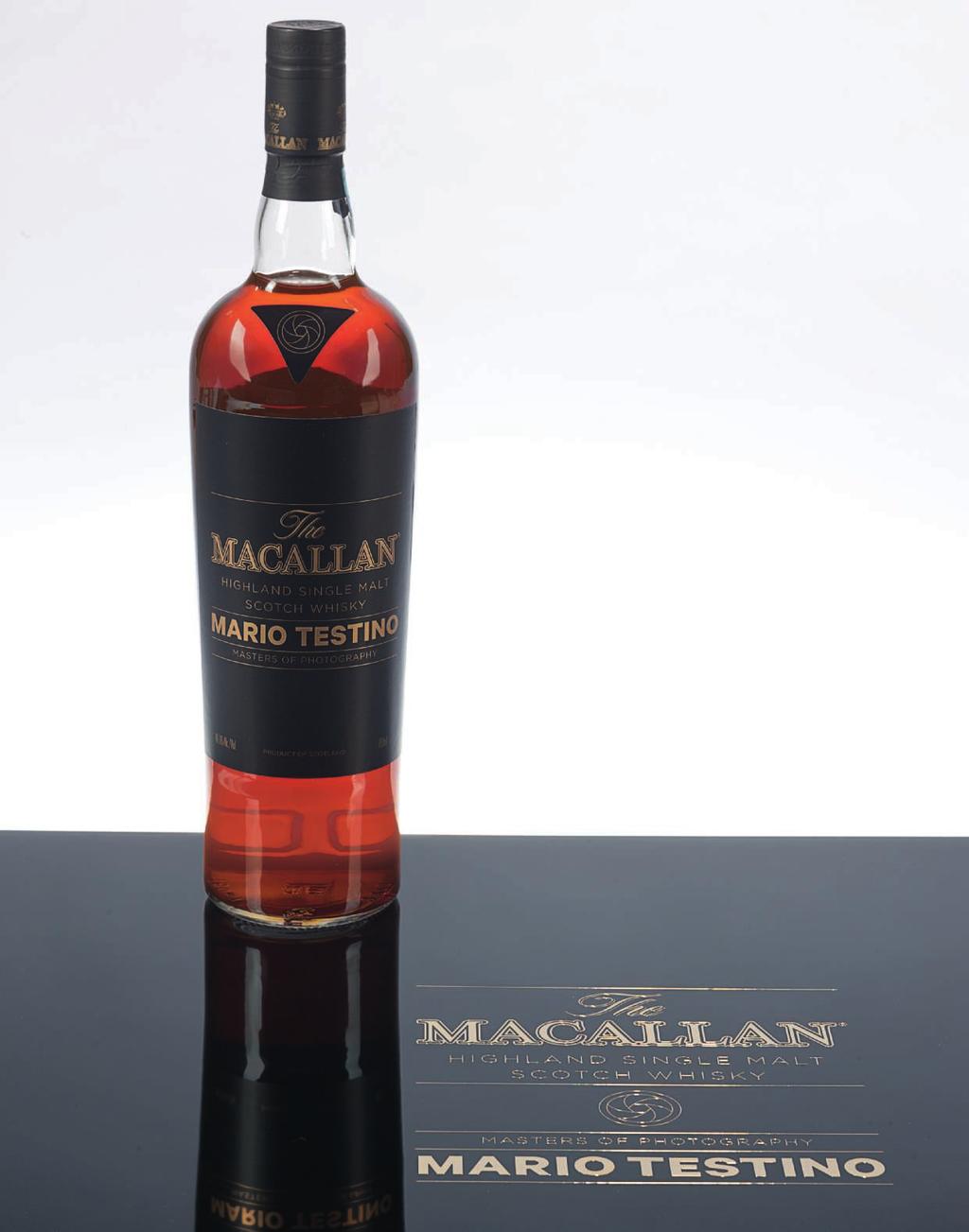 58 The Macallan, Masters of Photography Mario Testino Purple Speyside Includes six Pillars of Macallan 50ml bottles All in presentation case with limited edition print of Purple 1 bottle per lot
