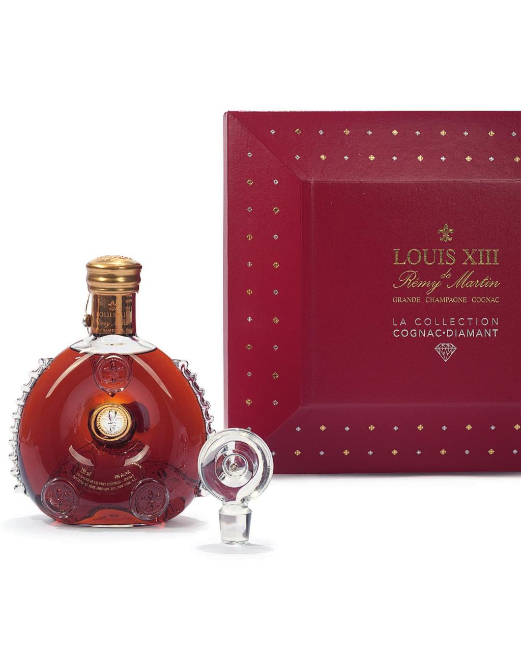 DIAMANT 66 Rémy Martin, Louis XIII, La Collection Diamant In Baccarat crystal decanter and stopper containing a 1.