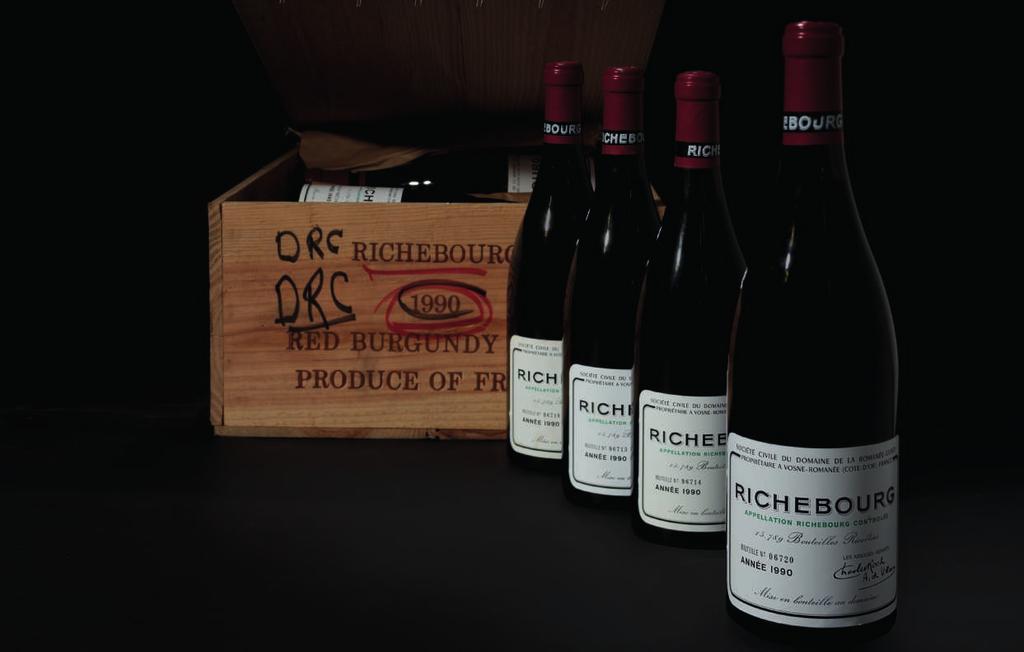 Scott Torrence, VP, Senior Specialist DRC Richebourg 1990 This is one of the Domaine s most texturally rich examples of this powerful vineyard.