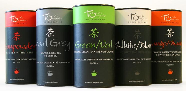 Loose Leaf Retail Size Tea Products: TEA CANS OR FOIL PACKS Description: Organic Classic Green Loose Tea (Chun Mei) Organic White Loose Tea (Bai Mu Dan) Organic Gunpowder Green Tea Organic Earl Grey