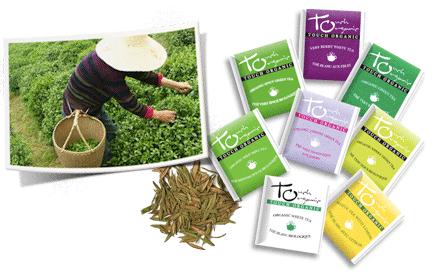 Fresh organic green tea is derived from our certified organic tea gardens and sent