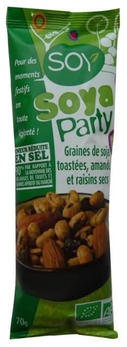Bars & nuts ideal format for on- the- go Soy Soya Party