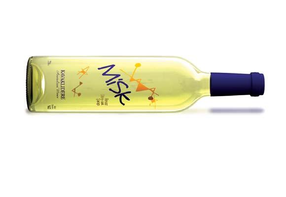 DESSERT WINES M SK Medium- The new member of Kavakl dere Sweet Wines, Misk, is a medium dry white wine produced from Bornova Misketi of Aegean recognised with its distinctive intense aromas.