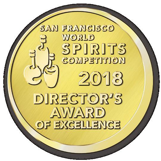 2018 PREMIUM AWARDS THE SAN FRANCISCO WORLD SPIRITS COMPETITION IS A TRULY INTERNATIONAL EVENT. ENTRIES IN THE 2018 COMPETITION WERE SUBMITTED FROM OVER 65 COUNTRIES ON SIX CONTINENTS.