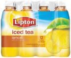 btls. Lipton Pure Leaf Tea 6 pk. 18.5 oz. btls. Frappuccino 4 pk. 9.5 oz. btls. Iced Coffee 4 pk.