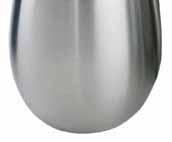 Rimfull Laser Engraving: (min. 24) Bowl Only. NEW 5011SET Triple-Wall Stemless Wine Glass, Stainless Steel, 8 oz.