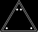 BuzziTile Triangle L Front Thickness 60 cm 23.62 3D Flat 52 cm 20.47 ± 2,5 cm ± 0.